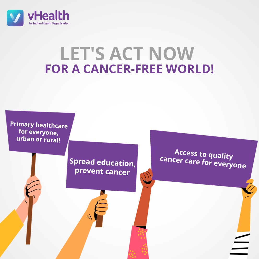 MB_vHealth's tweet photo. This #WorldCancerDay, let's strive towards getting rid of barriers that stand in the way of cancer care!
#CancerAwareness #CloseTheCareGap #WorldCancerDay #cancer #cancercare #vHealthbyAetna #vHealthIndia #vHealth https://t.co/DMyAkr621v