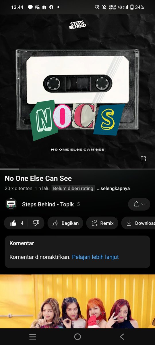 LieeDoie's tweet photo. @Alssndro_W @stepsbehindid Done kak. Gilak keren lagunya langsung nyantol di kupingku alias easy listening! Cocok nih diputer pas ujan"🤩 https://t.co/cS6T3Yr6Y5
