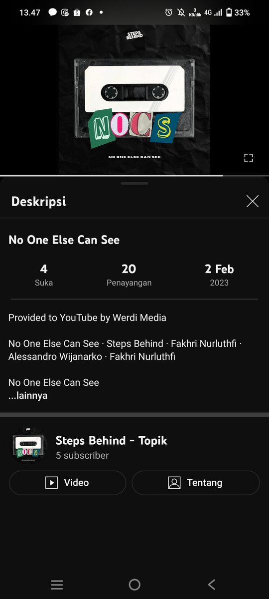 <a href="/Alssndro_W/">Drakken Joe</a> <a href="/stepsbehindid/">Steps Behind</a> Done kak. Gilak keren lagunya langsung nyantol di kupingku alias easy listening! Cocok nih diputer pas ujan"🤩