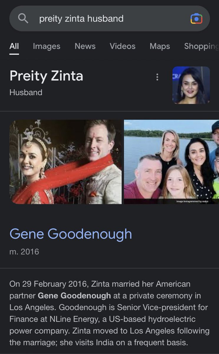 najeeharahim's tweet photo. It lives rent free in my mind how Preity Zinta married a man named Gene Goodenough and now her name is Preity Goodenough 🥹 https://t.co/cnx6m7vBYu