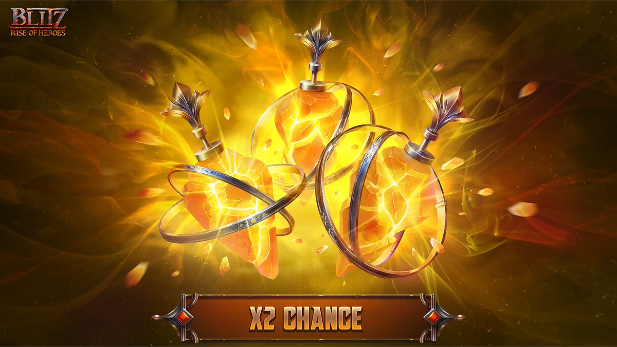 BlitzRise's tweet photo. The Summoning Chance Event is now on! 🌟
Now your chances of getting a legendary hero are DOUBLED!
Load up Blitz: Rise of Heroes so you don't miss out on your chance to get Asteria's most powerful heroes!

🎁 Your promo code: DGOSNF
🕐 Valid until 06.02.23 https://t.co/oldSY4pBkW