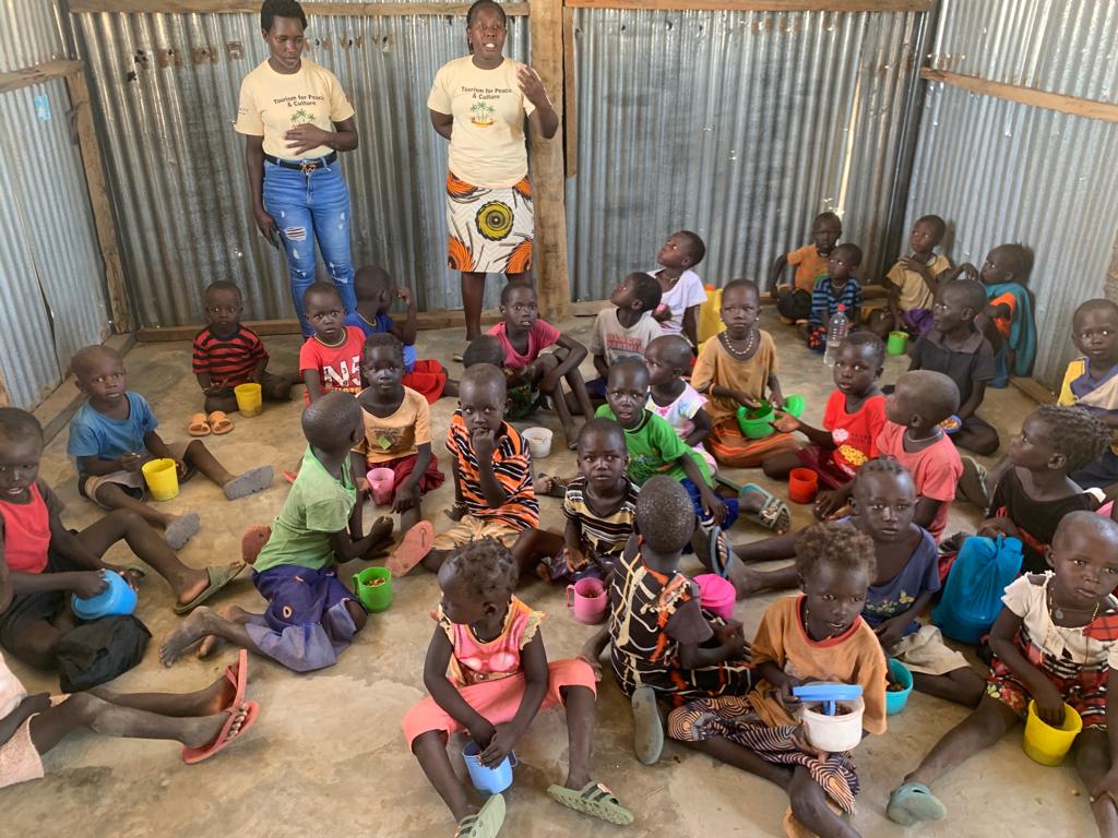 EliyeResort's tweet photo. Yesterday we handed over the classroom. With chief, teacher and head teacher, villagers and Eliye staff at St.Andrew Nursery school, Natumkumwa. https://t.co/TMbh3SwwyZ