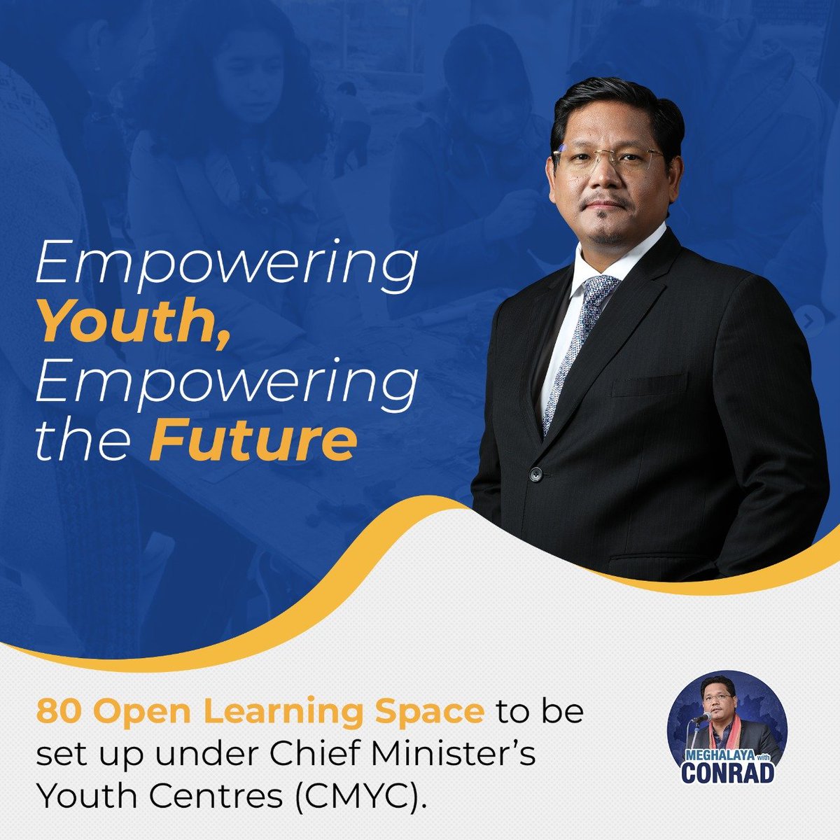 Our HCM @SangmaConrad is committed to giving youth-focused programs a boost!!! . . . #NPP #MeghalayaWithConrad #Youth #ChiefMinister #ConradSangma #YouthCentre #learningspace #PromiseDelivered #BestCM #PeoplesChoice #Meghalaya #Shillong #Jowai #Tura