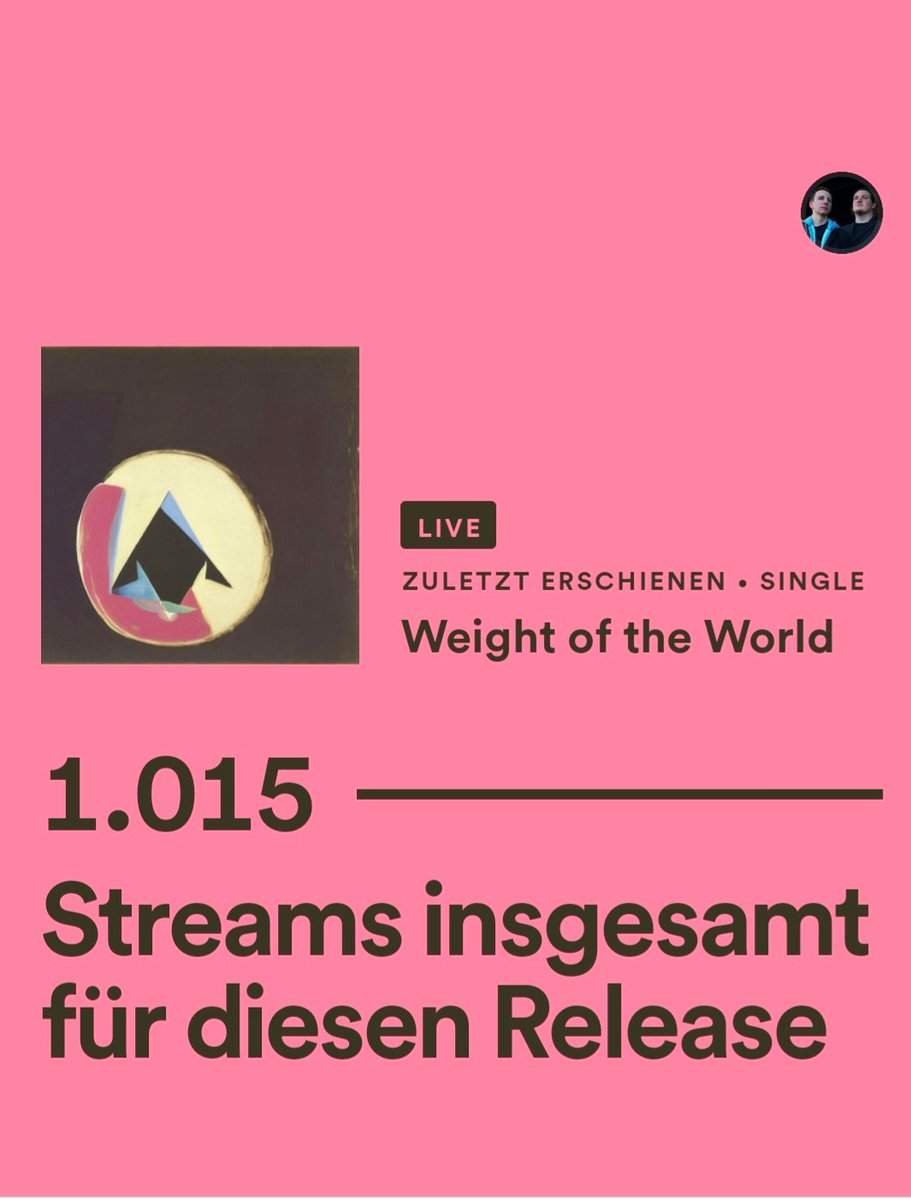 Our new Single 'Weight of the World' is LIVE on all streaming platforms!!
Make sure to listen to it by clicking the link in our BIO. 🙏👍
flowcode.com/page/dancingin…

#newmusic #music #indiemusic #indie #nas #newtune #playlist #radio #weightoftheworld #life