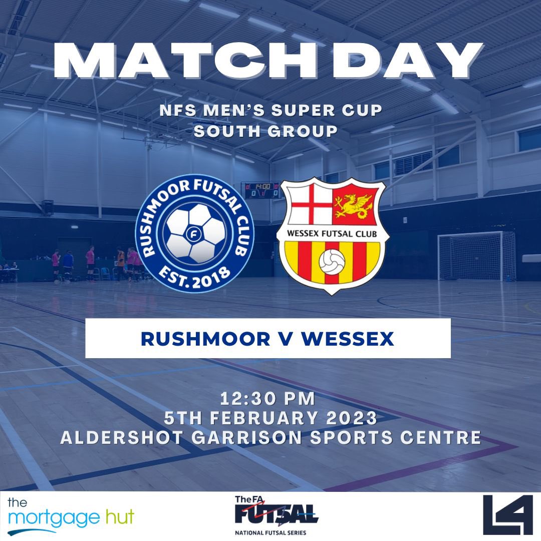 Super Cup weekend in the <a href="/FA_NFS/">FA National Futsal Series</a> v <a href="/WessexFutsal/">Wessex Futsal Club</a> Let’s go @Rushmoor_Futsal <a href="/FutsalDevCentre/">Futsal Development Centre</a>