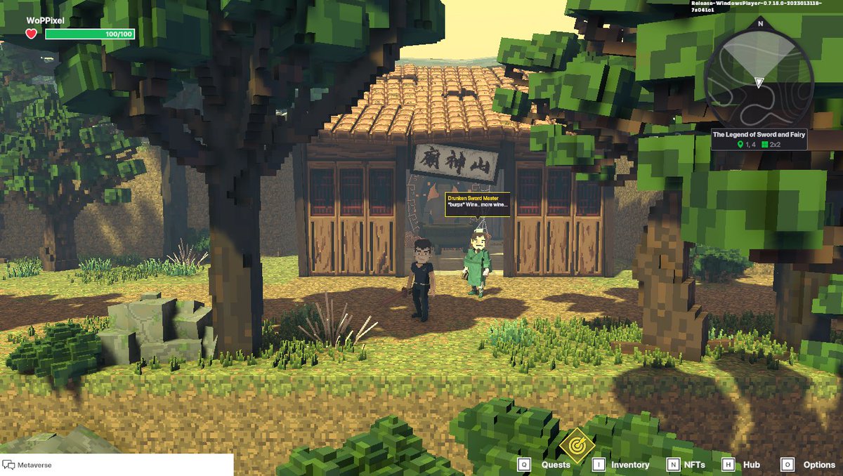 WoPPixel's tweet photo. @TheSandboxGame I found the abandoned house in The Legend of Sword and Fairy! ⚔️ #LunarNewYearTSB https://t.co/7S8ISflbR7