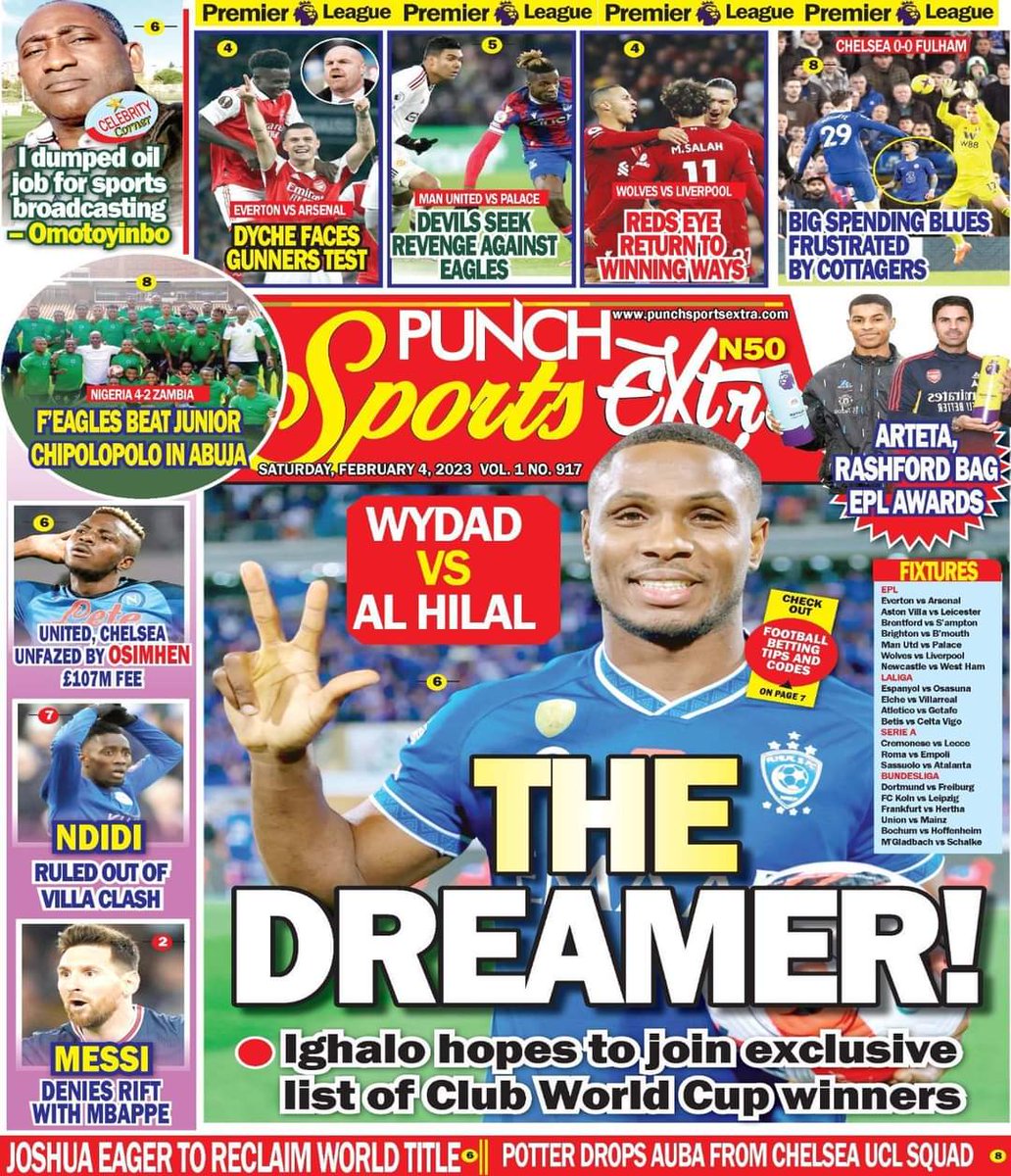 uniquesegun's tweet photo. Today's newspaper Headlines Nigerian Army MC OLUOMO Seyi Makinde Opay Tinubu Obi Hansi Flick Emefiele Seun Femi Fear Buhari Nana Atiku Wike Mourinho Willian Blaqbones Xi Jinping INEC Commander In Chief El Rufai #FreeKingFriday Qur'an Retweet like follow ifb https://t.co/I0NGIqsnEH