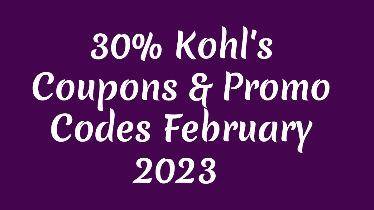 Free Printable Kohls Coupons  Kohls coupons, Free printable coupons, Kohls  promo codes