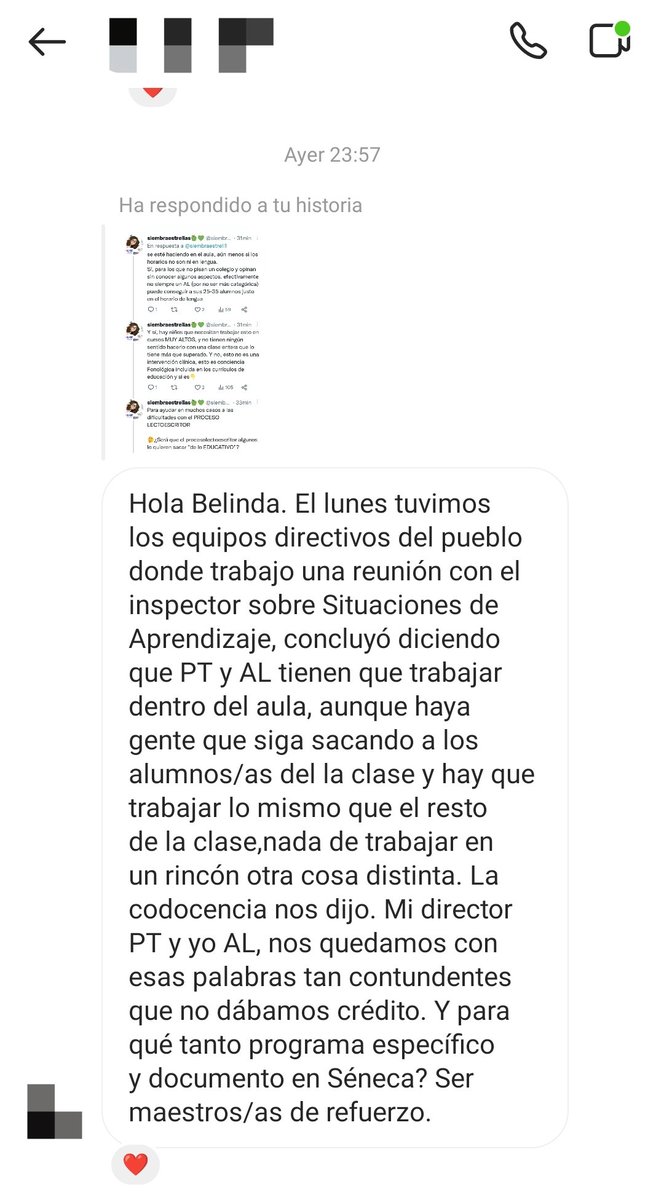 siembraestrell1's tweet photo. Le podéis poner purpurina, nubes de colores y estrellitas decorando.
🚨Nos quieren USAR a PT y AL para convertirnos en UN APOYO ORDINARIO, y eso NO es, CODOCENCIA.
Que la codocencia es posible sí, pero es que no hablo de eso👇 https://t.co/mirYx1ZkmR