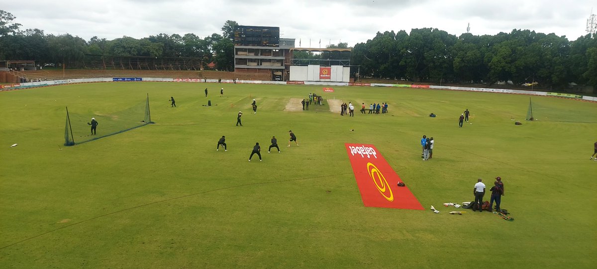kwirirayi's tweet photo. Can you smell it? #TestCricket is here. #hellobulawayo #ZIMvWI https://t.co/4QGESD8WI7
