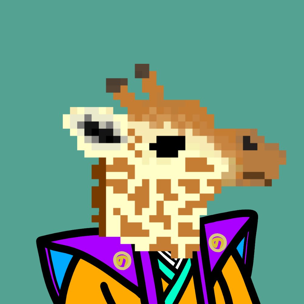 I like this color.

好きなタイプの配色♡

#nft #nftart #opensea #giraffe #bushi #samurai #shinsengumi #japan #new #pixelart #illustrator #animal #pixelanimal #cute #cool #pop #popart #colorful #uniqueart #アート #新選組 #武士 #キリン #NFT宣伝枠