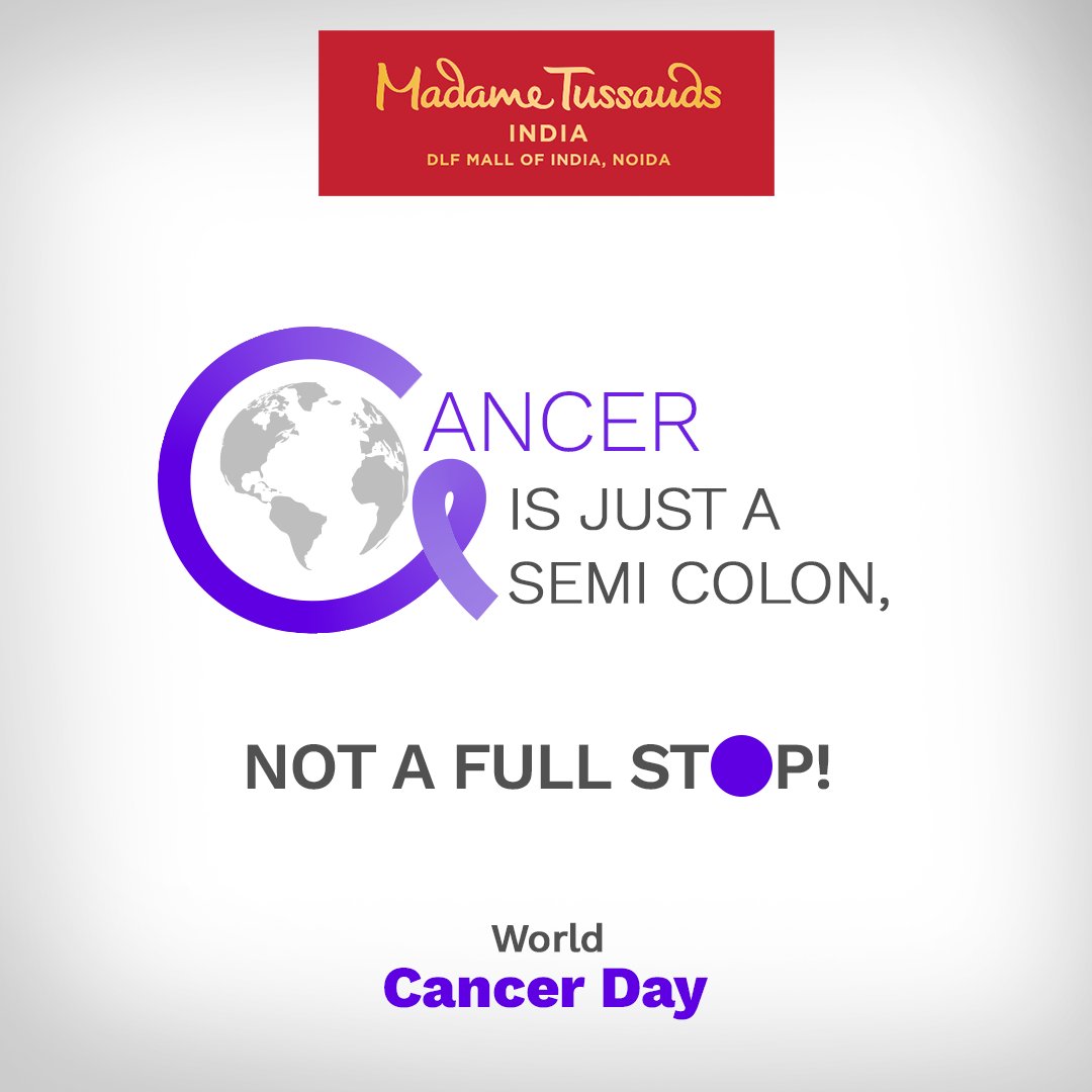 Let's support those who are going through this battle! Surround them with a positive and high spirit! Warm wishes on World Cancer Day! 

#MadameTussauds #WorldCancerDay