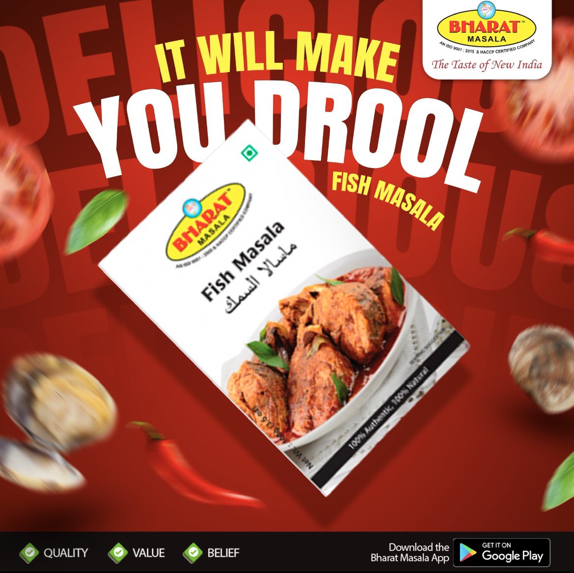 masala_bharat's tweet photo. Dishes made with Bharat Masala will make you droll, we promise. Make a special Fish Curry this weekend with Fish Masala from Bharat & enjoy it with your dear ones.
#masala #spice #spices #indianspices #dishes #indiandishes #fish #fishmasala #fishpowder #fishmasalapowder https://t.co/24stzGM6YI