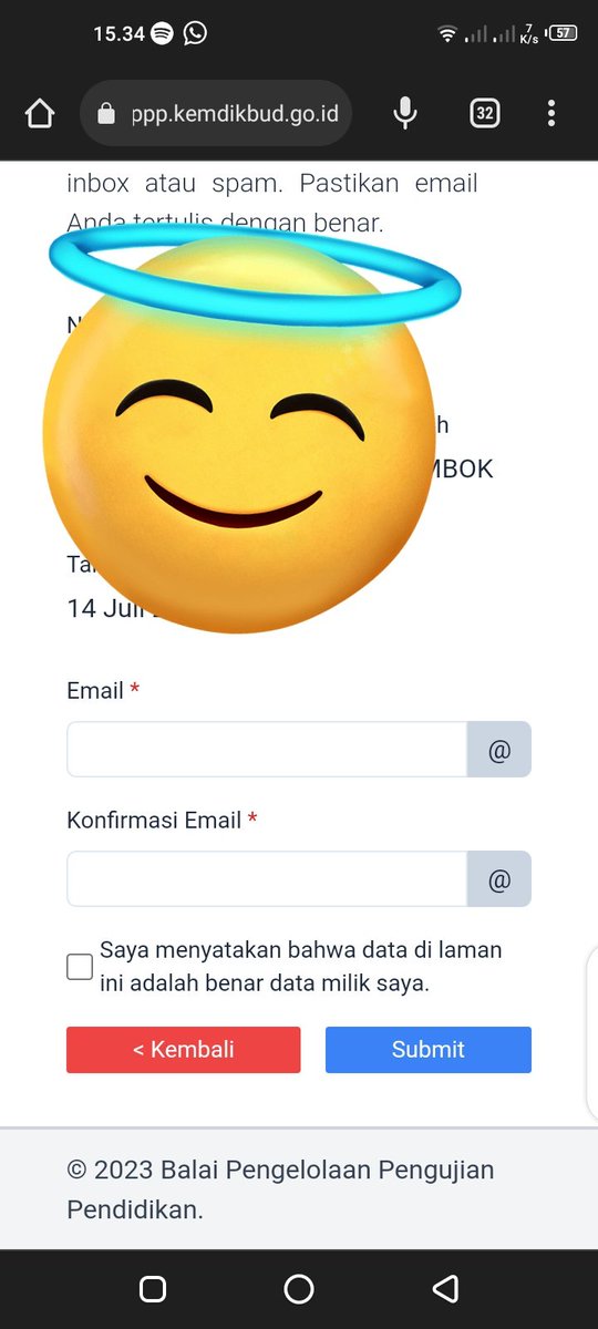 wiyaaa23's tweet photo. Guys jadi kan aku punya 2 nisn, SD, (SMP, SMA) itu beda. Aku coba pake nisn SMA gabisa, pake nisn SD malah bisa. Aku lanjut daftar aja atau gimana ya?
Btw aku udh ajuin verval pake nisn SMA https://t.co/C1wrPqoAQT