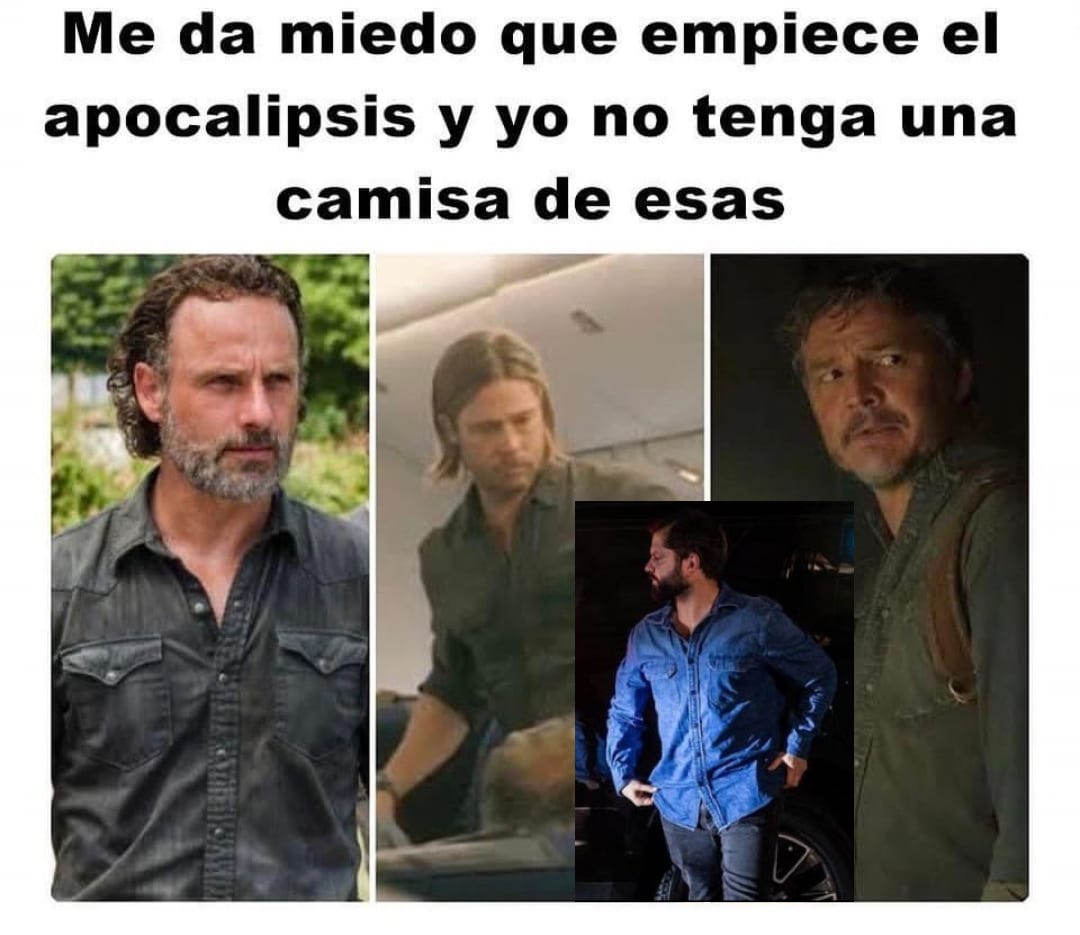 polimorfa's tweet photo. Tenemos presidente preparado para todo <3 @GabrielBoric  #Boric #lastofus #Pedropascal https://t.co/xlknJy4Pjm
