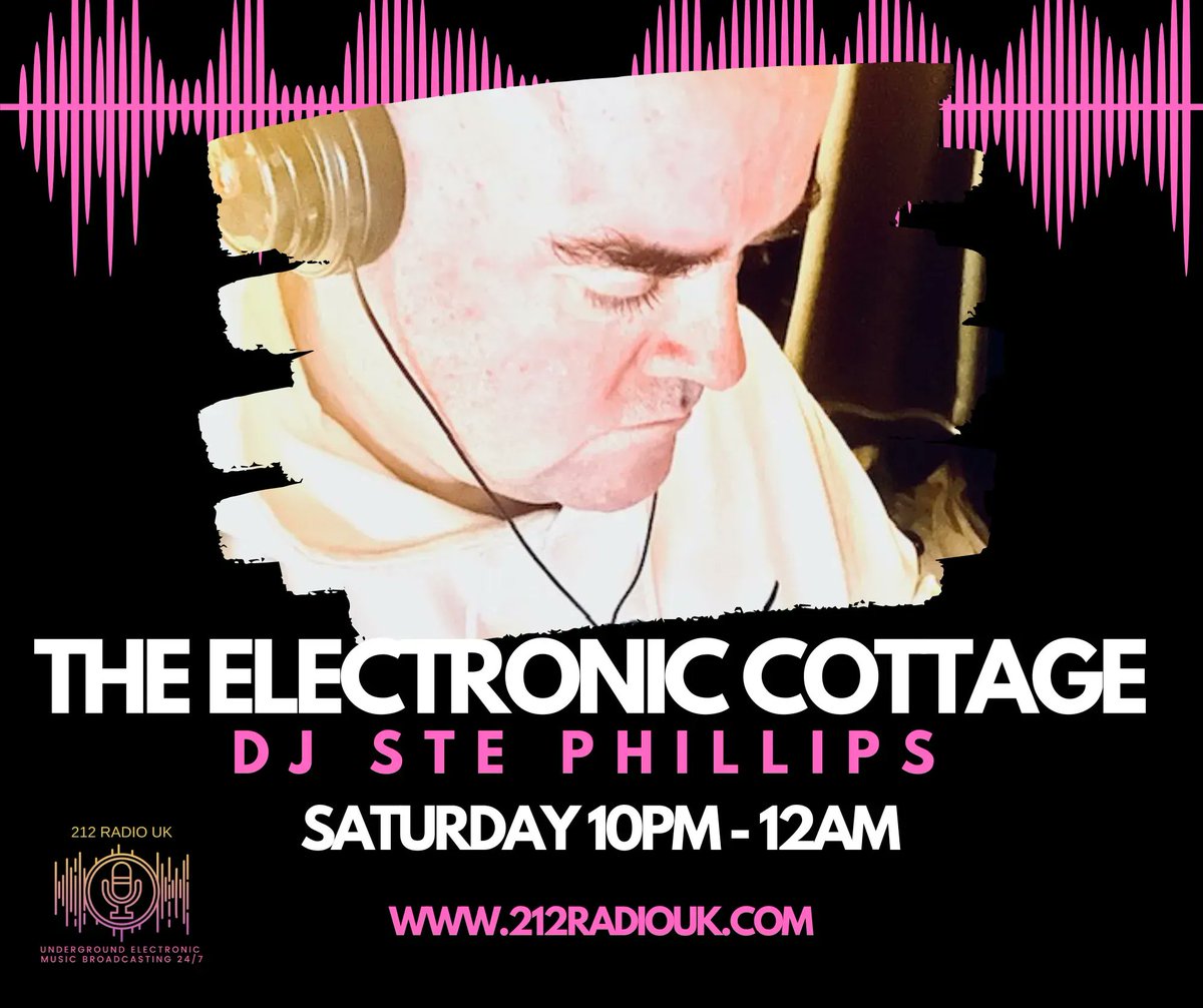 212radio_uk's tweet photo. Super Saturday Line Up ! 
Andrew Jackson - House Legacy- 4pm 
House Banger - Tim Taylor 6pm 
Jockster - Subterfuge - 8pm 
Dj Wayne Taw - Techtonic - 9pm 
Dj Ste Phillips - The Electronic Cottage - 10pm  

https://t.co/BUVcJGXrkk https://t.co/NVRUOFEnoF