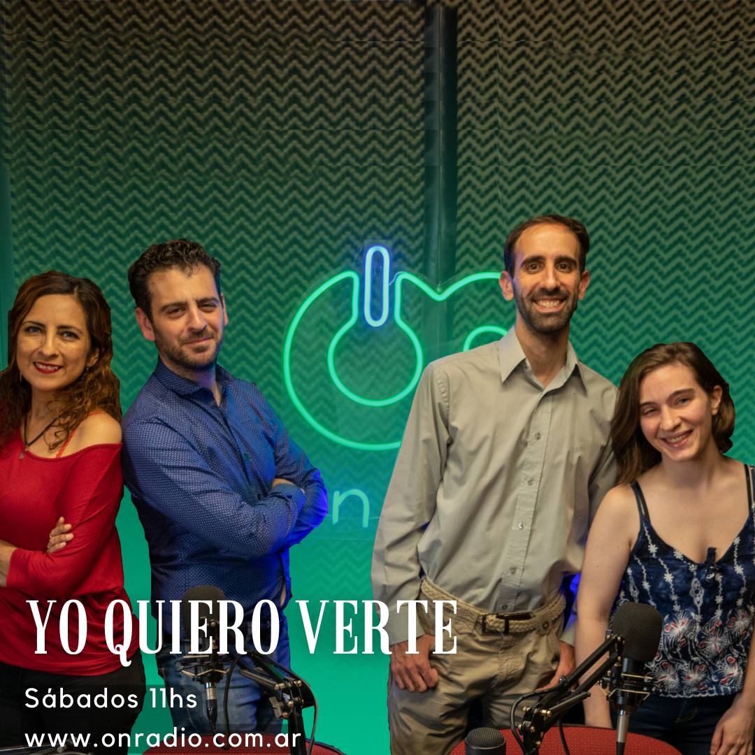 📻 #YoQuieroVerte
🛡️ Juan Raggi, Mariela Rodríguez, Christian Rao y Ana Clara Bermúdez
⏱️ Sábados 11hs

Ph 📸 @maxipezzart

OnRadio Seguinos a través de nuestra web 🔗 bit.ly/EnVivoOnRadio o App 🤳📲 bit.ly/AppOnRadio