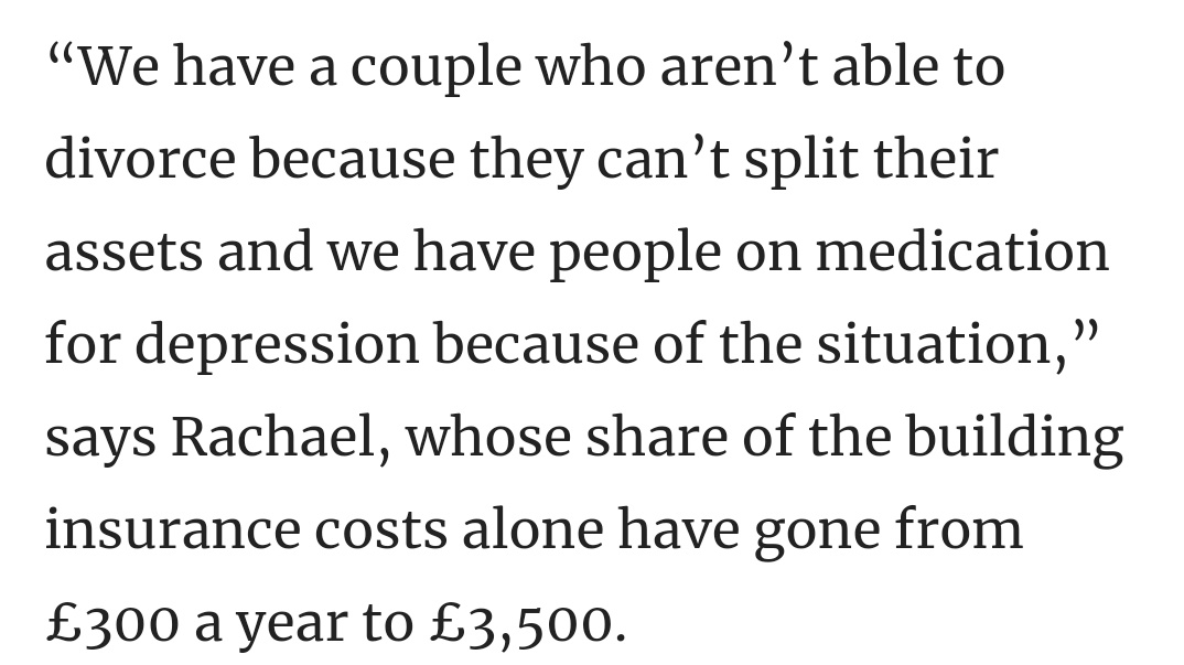 Another dangerous building owned by <a href="/railpen/">Railpen</a>  in Leeds. The impact on lives is huge and there is no remediation plan or way forward. A disgrace. #BuildingSafetyCrisis yorkshirepost.co.uk/lifestyle/home…
