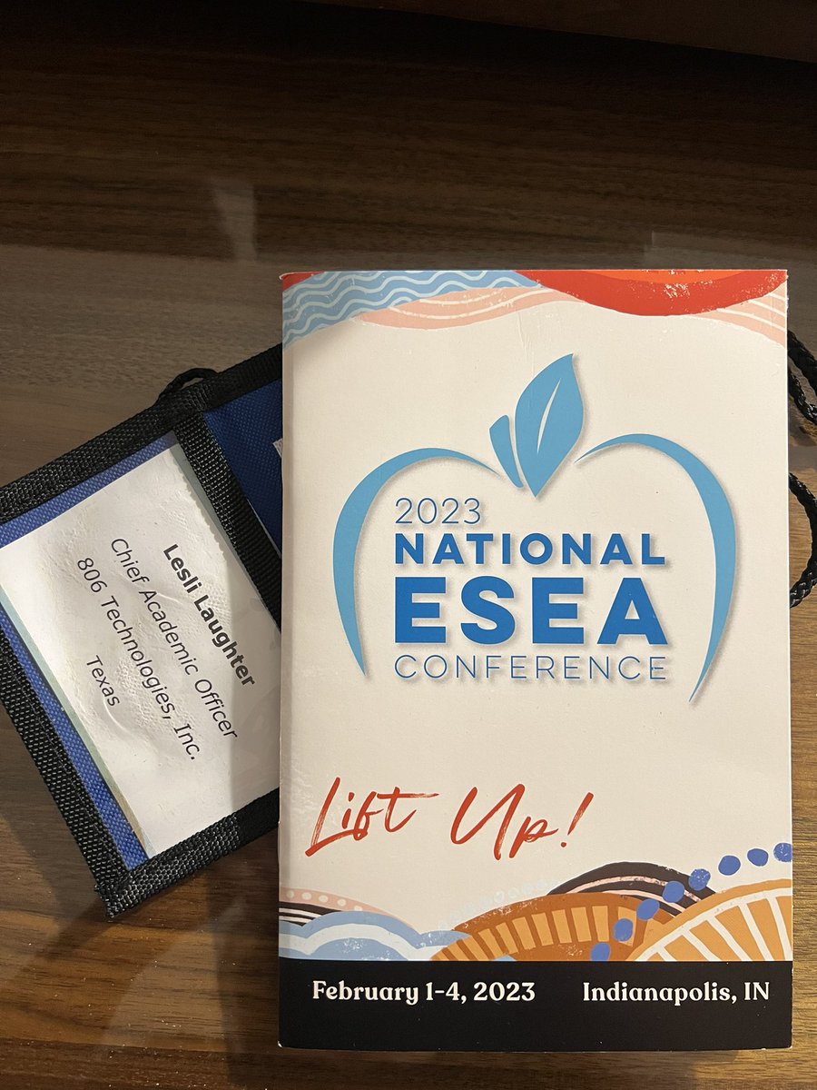 I’m ready for great sessions on the last day of the ESEA Conference. Are you? #ESEAConference #esea2023 #806learningsummit