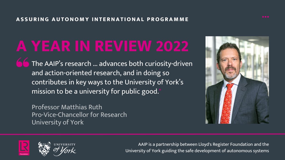 CfAA_York's tweet image. The @UniofYork mission is to be a university for public good. We&apos;re delighted that our work is part of it. Find out more: york.ac.uk/assuring-auton… #YorkResearch #AssuringAutonomy