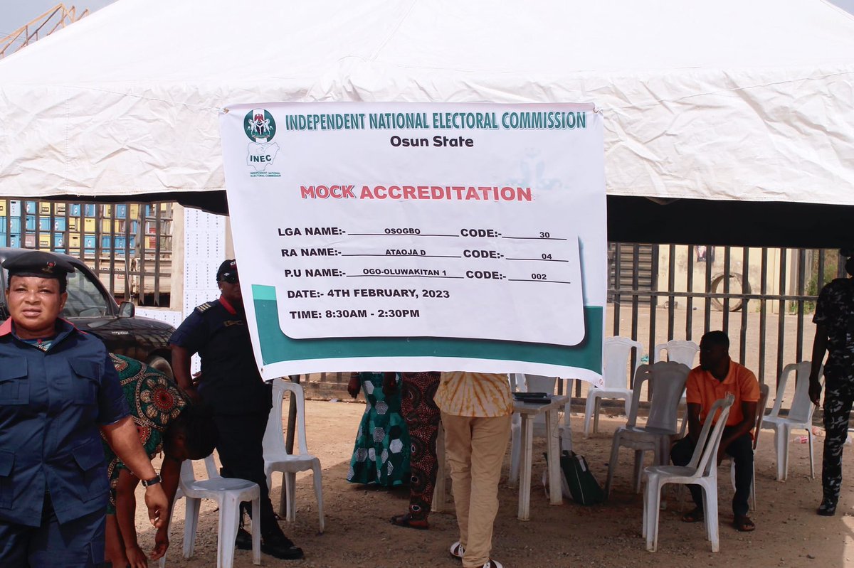 inclusivefrnds's tweet photo. Today, we deployed our #VoteAbility Champions to observe the ongoing mock accreditation exercise by @inecnigeria to test the functionality of BVAS. The mock accreditation exercise is held at 436 designated polling units nationwide.
#Voteability
#NigeriaDecides2023
NURTW | Zenith https://t.co/olqyg3bHxQ
