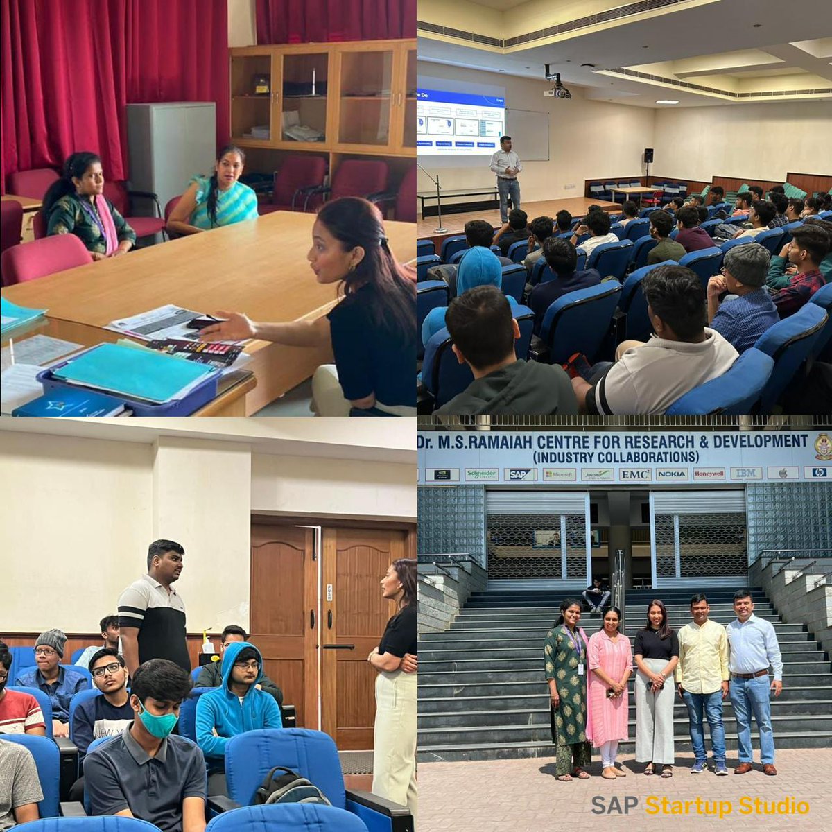 SAP Startup Studio (@sapstartupstudi) on Twitter photo Young UpStart an Initiative by SAP Startup Studio & REACH enables students to kickstart their entrepreneurial journey. A Session by <a href="/ArjunNagarajan/">Arjun Nagarjan</a> & <a href="/TulikaDasgupta4/">Tulika Dasgupta</a> on entrepreneurship and having the right product market fit was held for the students of MSRIT.
<a href="/saplabsindia/">SAP LABS INDIA</a> Young UpStart an Initiative by SAP Startup Studio & REACH enables students to kickstart their entrepreneurial journey. A Session by <a href="/ArjunNagarajan/">Arjun Nagarjan</a> & <a href="/TulikaDasgupta4/">Tulika Dasgupta</a> on entrepreneurship and having the right product market fit was held for the students of MSRIT.
<a href="/saplabsindia/">SAP LABS INDIA</a>