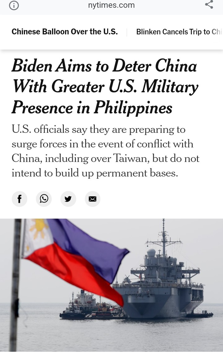 Oceanworldfree's tweet image. ⚫China says &apos;hyping&apos; balloon incident
⚫China plays down Blinken&apos;s cancelled visit
⚫ 2nd #ChineseSpyBalloon spotted in skies over Latin America
⚫China admits Montana balloon is theirs but claims it’s a ‘civilian research airship&apos;
⚫#CognitiveDistraction