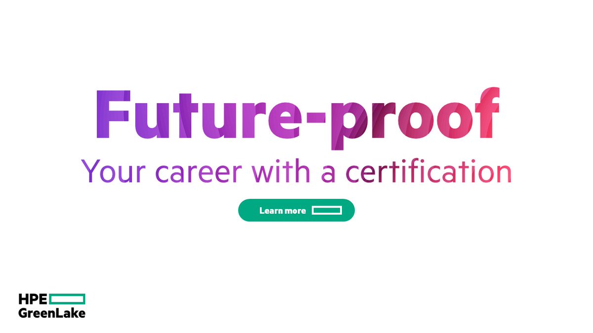 StorageNinja's tweet image. You can prepare for more than 100 industry-standard certification exams with training from HPE Education Services. Check out the course catalog and start your certification journey today: hpe.to/6014393Zo #HPEEducationServices