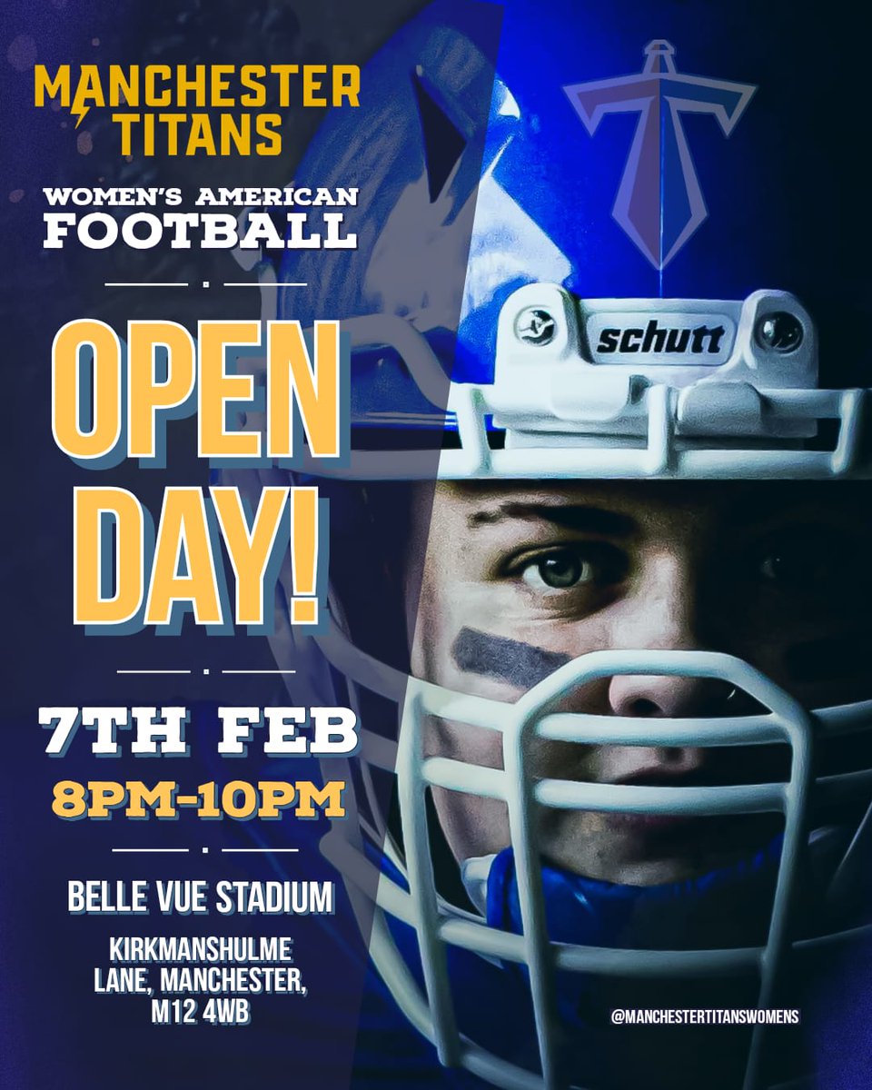 Manchester Titans Womens have their 2nd taster session of 2023 on Tuesday evening.

#ManchesterTitans #WomensSport #ThisGirlCan #Manchester #ManchesterSport #TasterSession #BAFA #BritishAmericanFootball
