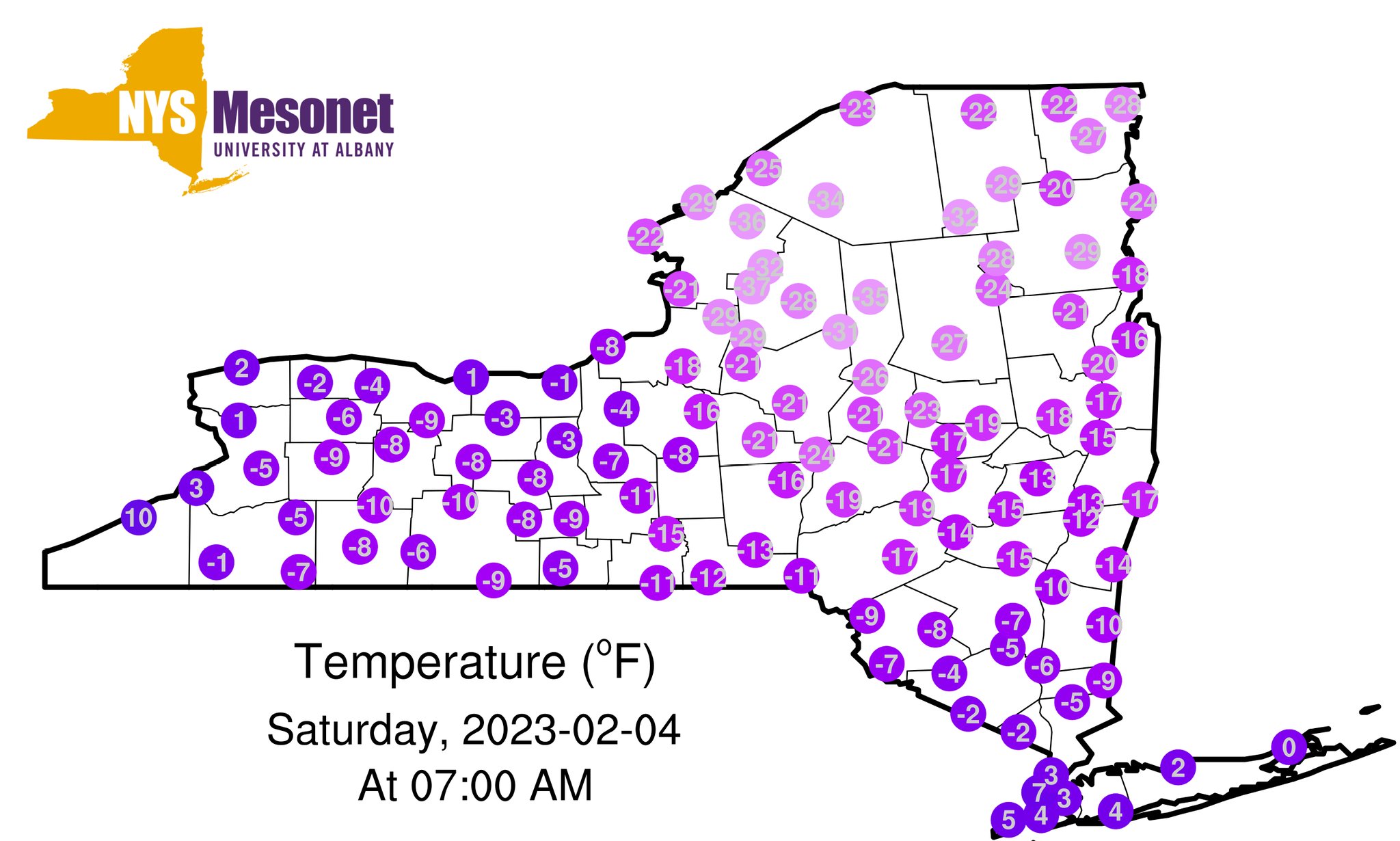 Nick P Bassill on Twitter "Extremely impressive cold temperatures