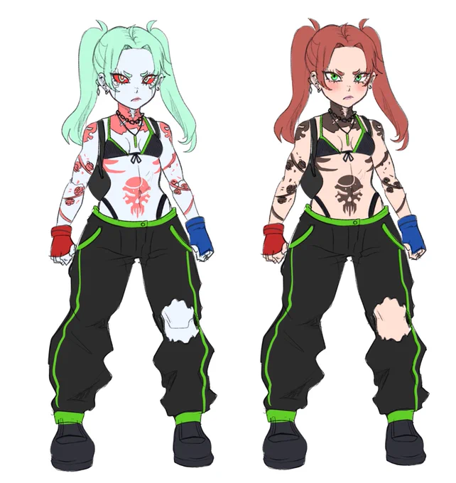 A different take on Becca~#cyberpunkedgerunners 
