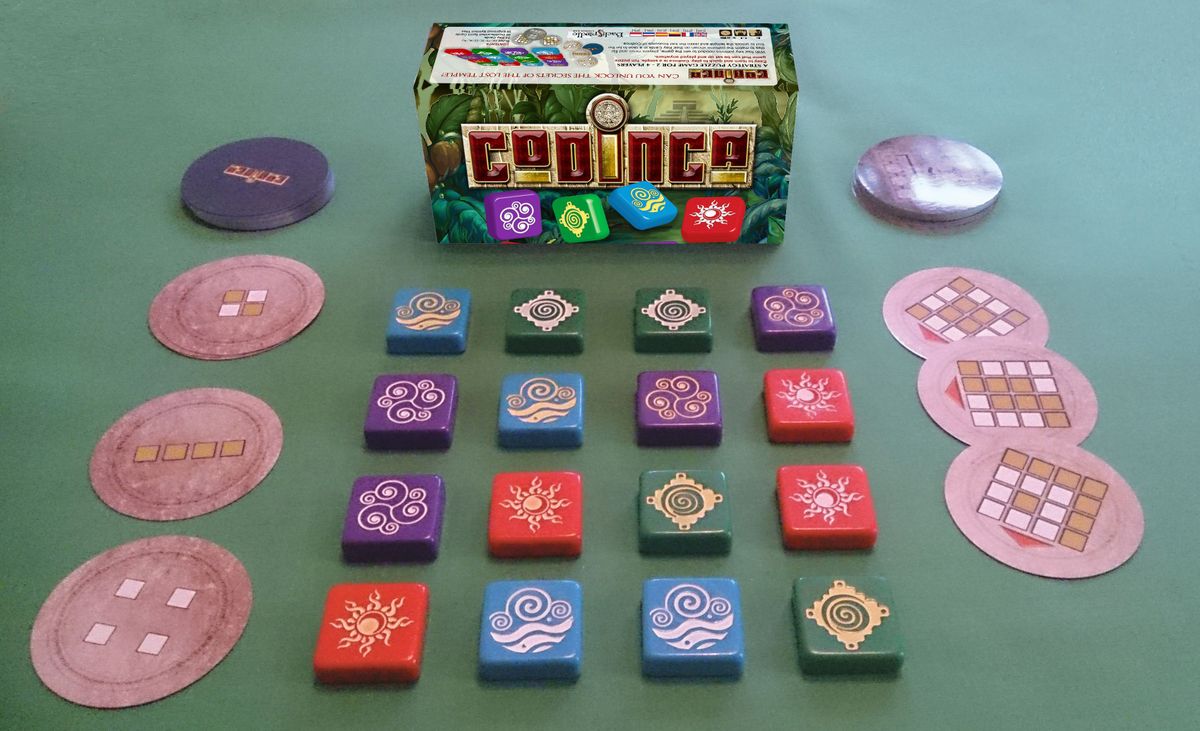 Tesse_Raptor's tweet photo. #Día3 - Te recuerda a las vacaciones
#Codinca
Hoy vamos con un abstracto con un tamaño muy portable que apenas ocupa mesa. Los jugadores tienen que conseguir hacer 4patrones que aparecen en sus cartas llaves.El +rápido gana!
⚙️Leonard Boyd, David Brashaw
📄🇪🇦 @BackspindleGame https://t.co/QtFACwp8Kc