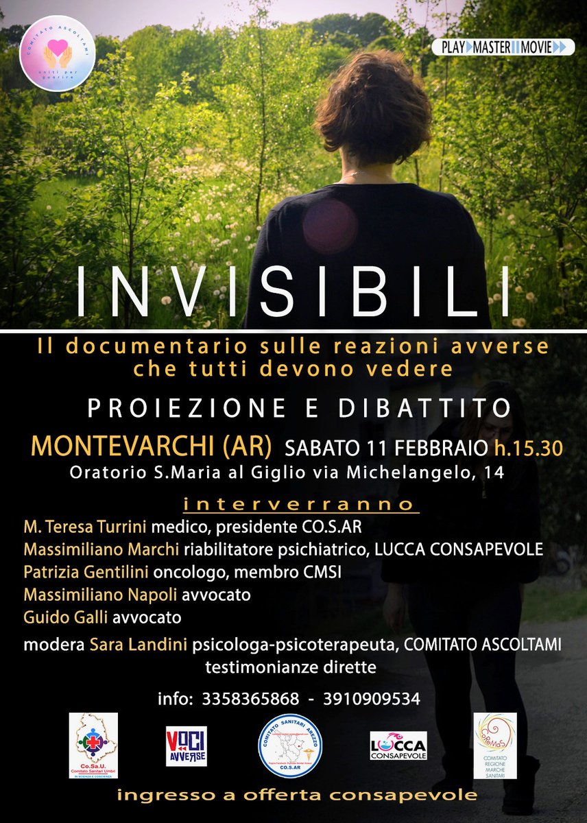LucaCico80's tweet photo. Finalmente anche nel nostro #Valdarno ❗ 
#Invisibili ... PARTECIPIAMO ❗ https://t.co/MlWUkHoPiq