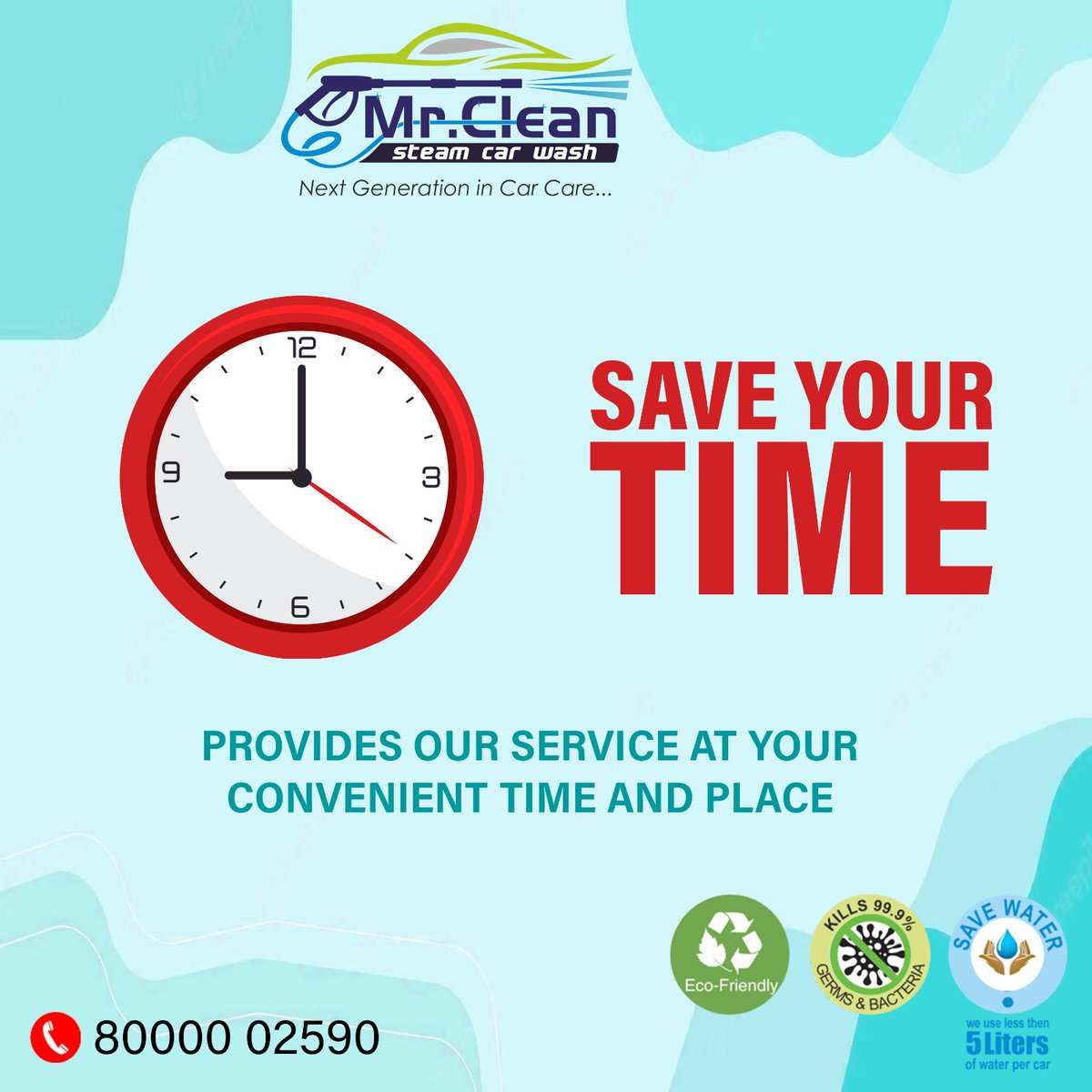 #MrCleanSteamCarWash #steamcarwash  #carwash #newtechnology #firsttime #STEAM #ecofriendly #savewater #savetime #steamcleaning #steamcleaners #carwashingservice #carcare #carcareservices #classycarwash #steamcardetailing #nochemicals #carcleaning #booknow #rajkot #Gujarat