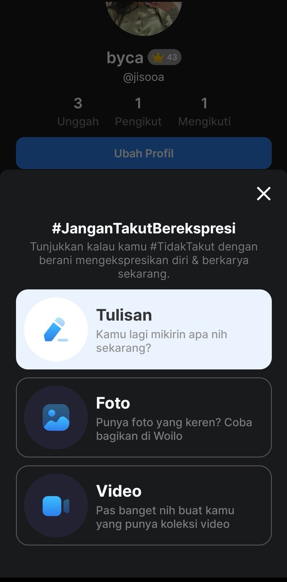 jisoof's tweet photo. Jadi ini apk namanya woilo, kalian lihat kan fiturnya lengkap hampir kaya twt sama ig, kalau ig bedanya gak bisa buat nulis2, nah ini bisa, simpel juga. Keren banget pokoknya, tampilan nya juga cute, gak bosenin, ayo buruan download kita followan!!! 🙆🏻‍♀️ https://t.co/JRpm3TgO1z