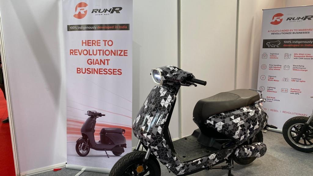 RunRMobility's tweet photo. Taking massive steps right from the beginning!
Currently at ICAT to display the revolutionary and rapid transformation that we are ready to bring! 🛵

#RunR #EV #ICAT #G2Event #AtmaNirbharBharatAbhiyan #MakeinIndia #CleanerMobility https://t.co/bfzIkoY6MG