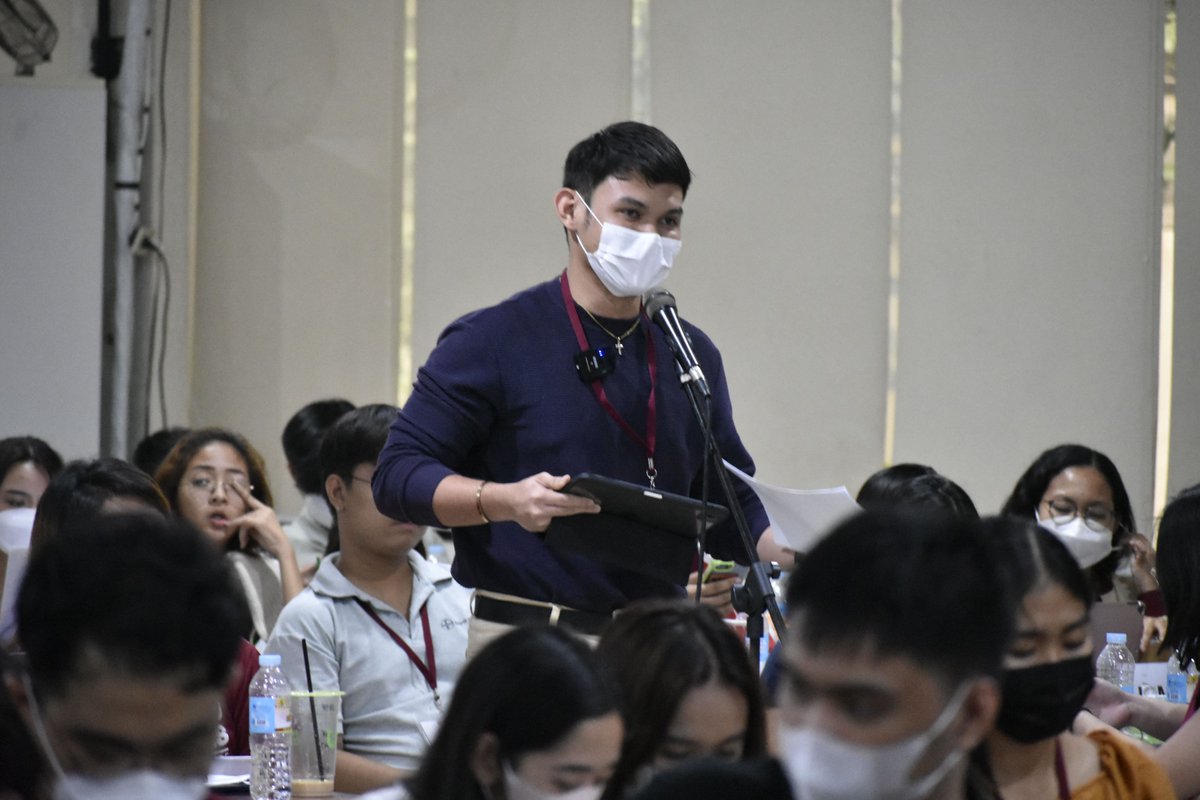 uplbperspective's tweet photo. UPM USC: “The [SIM Card Reg Law] is an issue of academic and democratic freedom, it should be junked as a sense of urgency in the midst of attacks and terror law. We should not support laws that can be weaponized to surveil and bypass.”

#GASC54
#JunkSIMCardReg https://t.co/hLM7xrYOyv