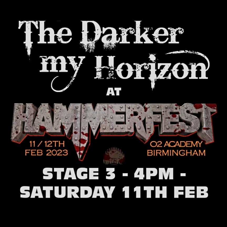 darkerhorizonuk's tweet photo. At this time next week we'll be prepping to leave for England's second city for Hammerfest at The O2 Academy. A heavier set coming your way - gonna be a cracker! #HardRockHell
And tomorrow we are filming a video for "Timing (Is Everything)". #TDmHfamily https://t.co/pED3G0U0eQ