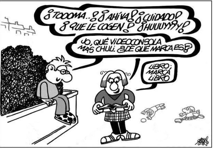 UexBiblioteca's tweet image. #humorbibliotecario con el gran #forges