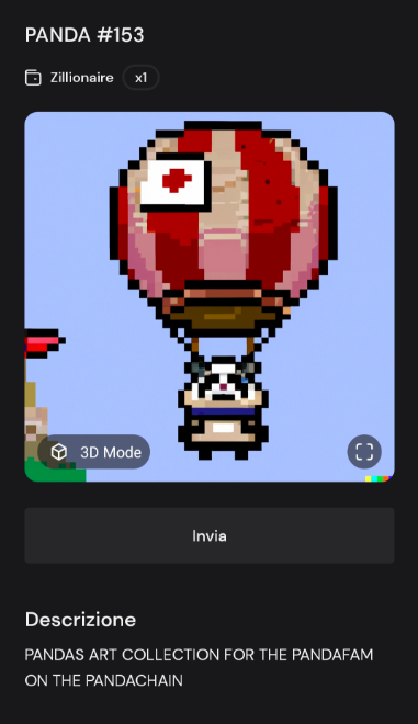🐼🍑🇨🇳GIVEAWAY🇨🇳🍑🐼
We are giving away this Chinese AssPanda Spy, Unique AI Pixelated Art NFT (PANDA #153).

To be eligible:
~ follow <a href="/AssNFTs/">AssPandas</a> 
~ like &amp; retweet.

Utility:
-> Receive daily <a href="/AssCoinASA/">AssCoin</a> rewards + join the #PandaFam Revolution

#Algorand $ALGO $ASS #PandaChain