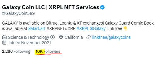 🚨We promised several months back that when we reached 10k followers, we would burn 🔥 10 Trillion coins 🔥. We are proud to announce the moment has arrived! 🥂Thank you, $Galaxy community, for your support! #TokenBurn #xrp #xrpl #nftcommunity #galaxy #xrparmy #xrpnft #nftcomic