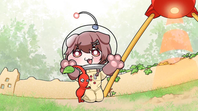 6秒でピクミンを全滅させしまう戌神ころね #できたてころね 