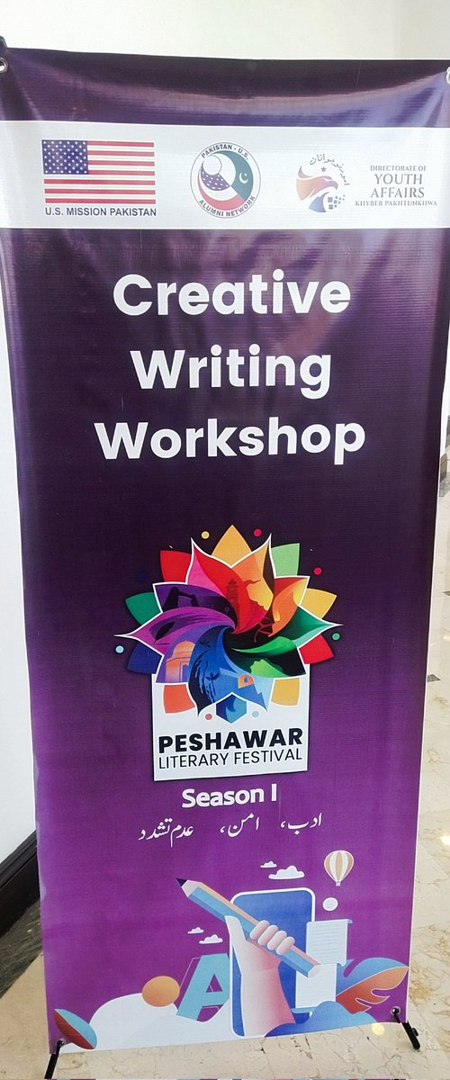 Workshop on Creative Writing! 
@lfpeshawar
#PeshawarLiteraryFestival
#SerenaHotelPeshawar
