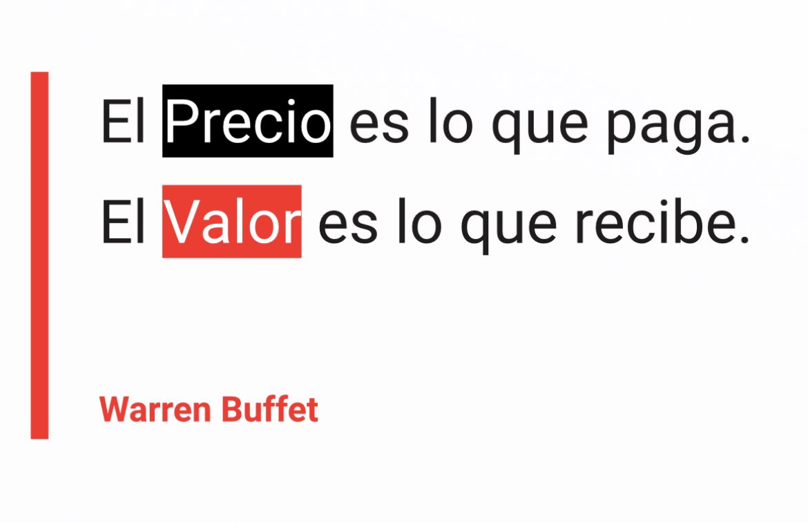 Algunas personas, con intenciones manifiestas de engañar y confundir, quieren hacernos creer que el precio y el valor de las cosas es el mismo. No lo es, y es muy importante conocer las diferencias, para que el debate sea útil y enriquecedor salesbusinessschool.es/thinking-on-sa…