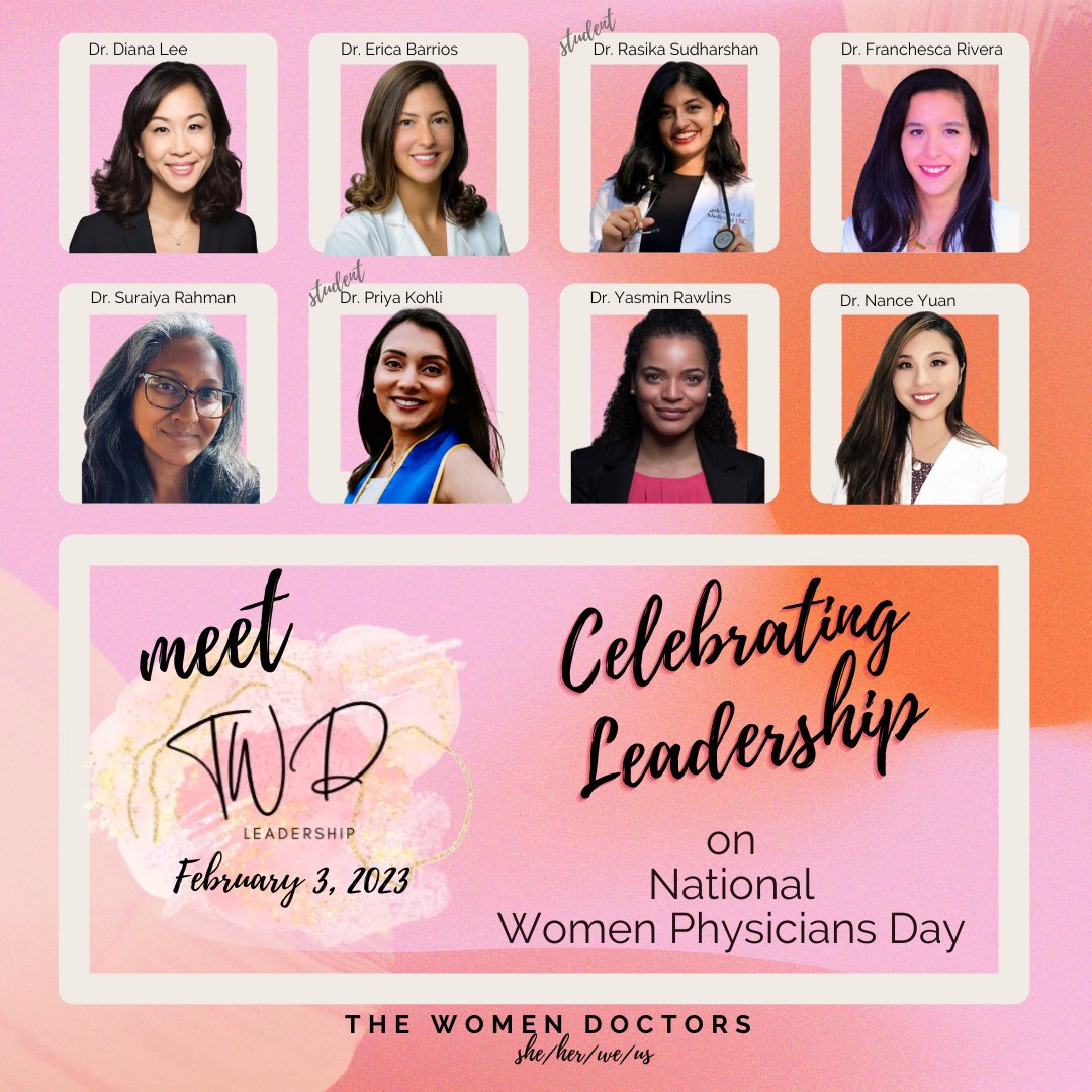 Happy National Women Physicians Day 2.3.23 #TWD #leadership #ILookLikeADoctor