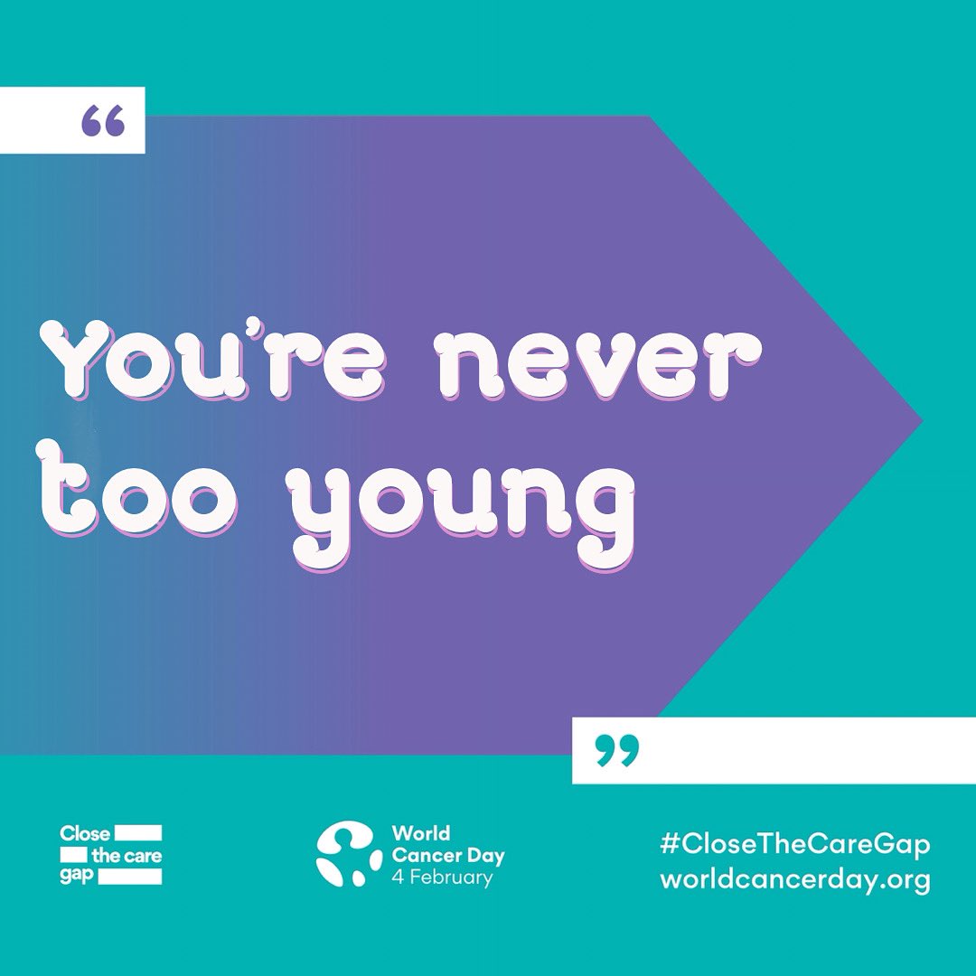 #WorldCancerDay a day where the cancer community unites to raise awareness of cancer. Please check out Insta post about today: bit.ly/3jtot3D If you struggle today please contact @macmillancancer on 0808 808 0000 #closethecaregap #nevertooyoung #bowelcancer