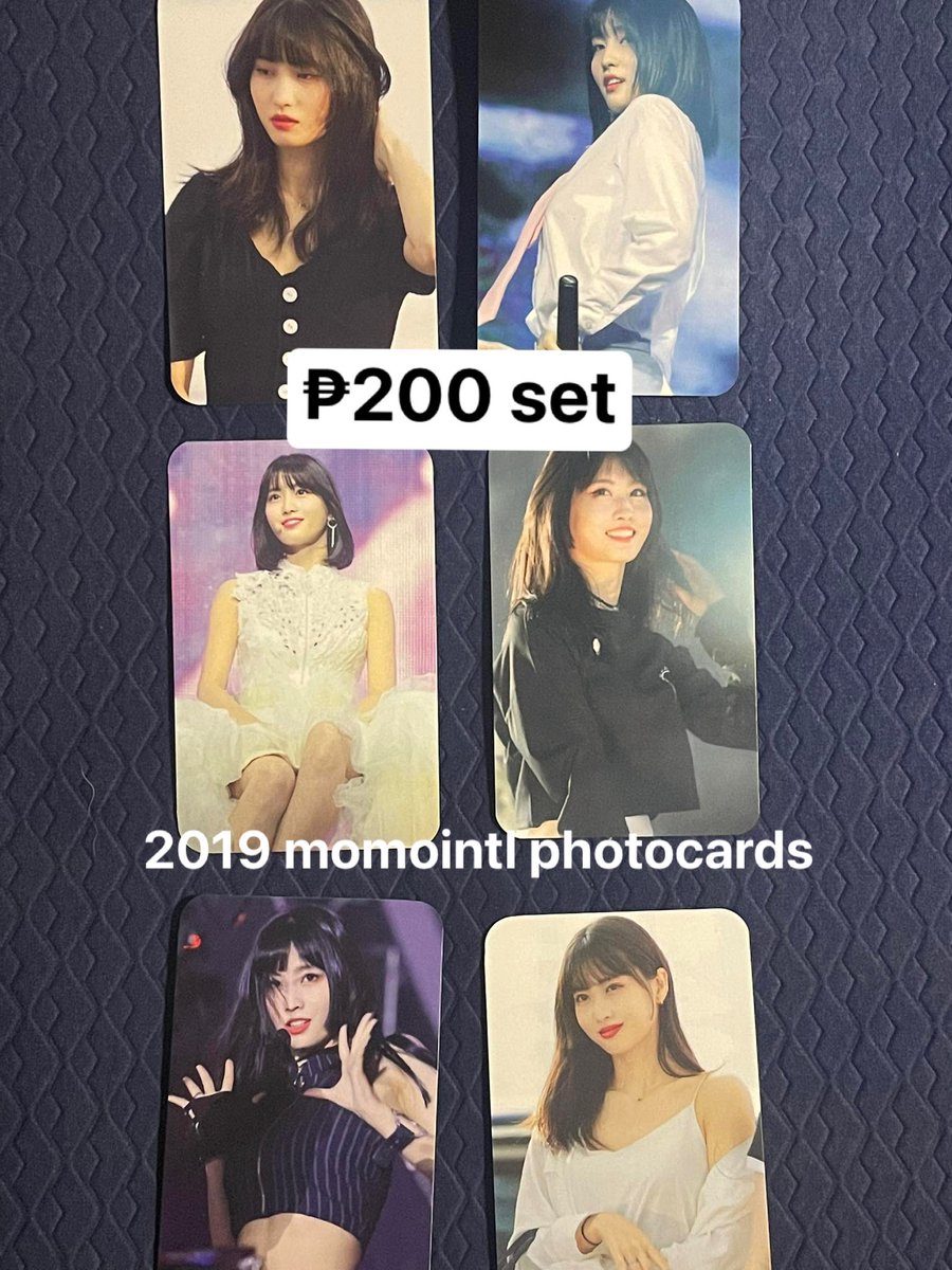 hyosji's tweet photo. ic wts lfb ph twice

- momo intl 2019 momo foodcart lunchbox photocards
- 200 all!
- no sco https://t.co/OCWzMumfTC