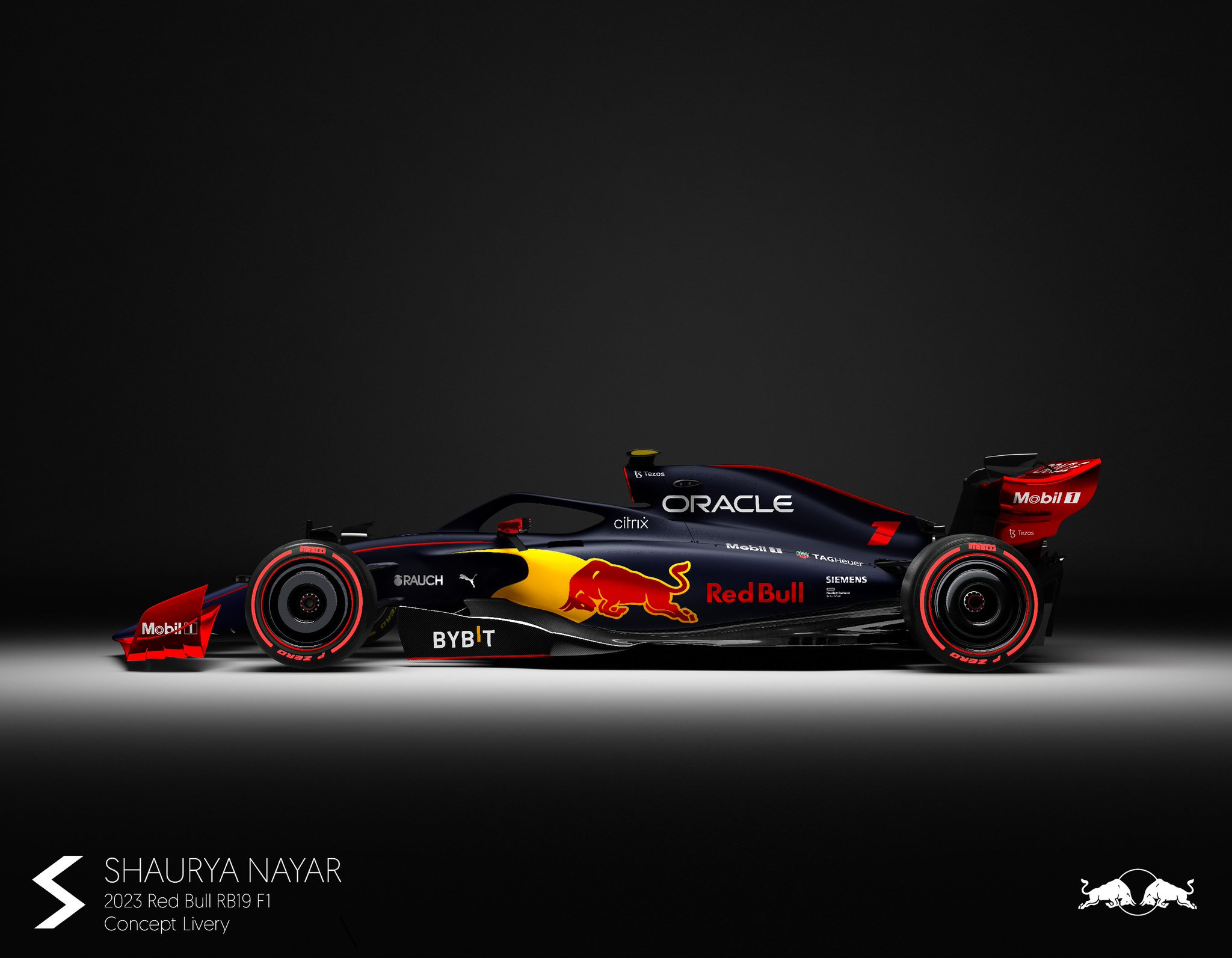 Shaurya Nayar on Twitter "2023 Red Bull RB19 F1 Concept Livery