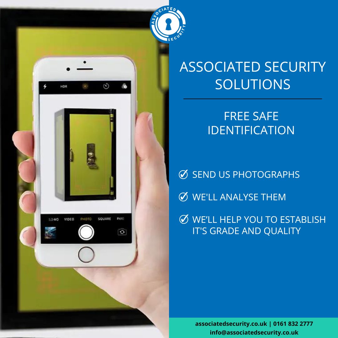 ASecOnline's tweet photo. ππΈ No cost, no worries. Get your safe identified today for free.
.
π - https://t.co/0tVnvpMYO2
π² - 0161 832 2777
.
.
#associatedsecurity #free #safes #safeidentification #home #house #business #retail #security #protect #fixerupper #locksmith https://t.co/yMWAQDhJaQ