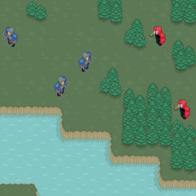 First sneak peek at the #pixelart style of the upcoming classic #rts Far Dawn.

Far Dawn is still heavily work in progress, but I'm glad to have it at a stage where I can finally demonstrate its visual direction.

Tell me what you think.

#screenshotsaturday #indiedev #gamedev